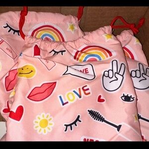 Ipsy PLUS Glam Bag Have Fun Peace Love Rainbow